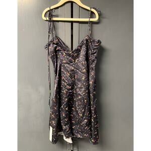 For Love and Lemons Mini Black Rose Star Dress- Small